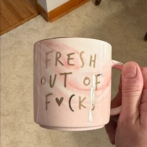 Pink Tie-Die Ceramic Mug